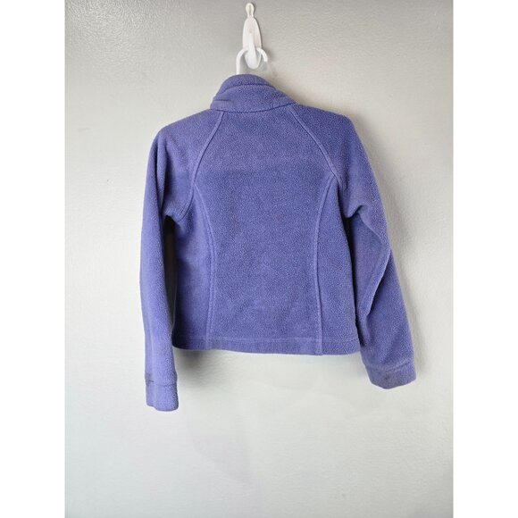 Columbia Jacket Girl's XXS Light Purple Benton Springs Fleece Coat Full Zip Fall - Picture 2 of 10